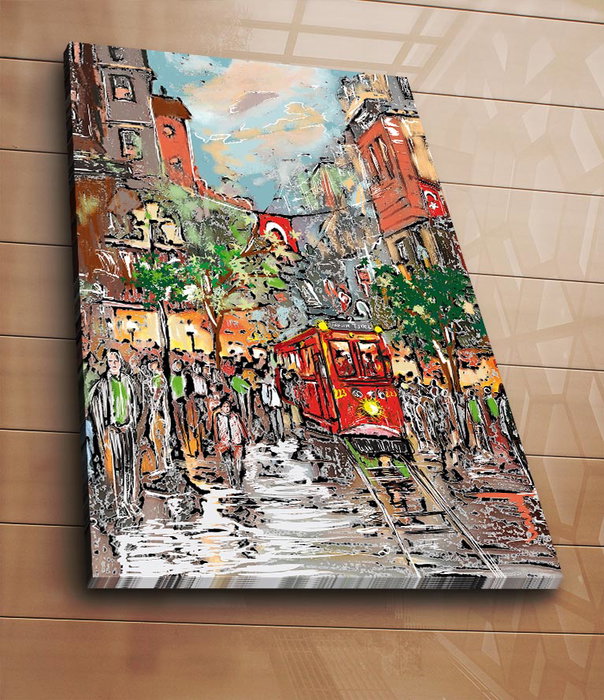 Wallity Lienzo Decorativo Multicolor 70 x 100 cm